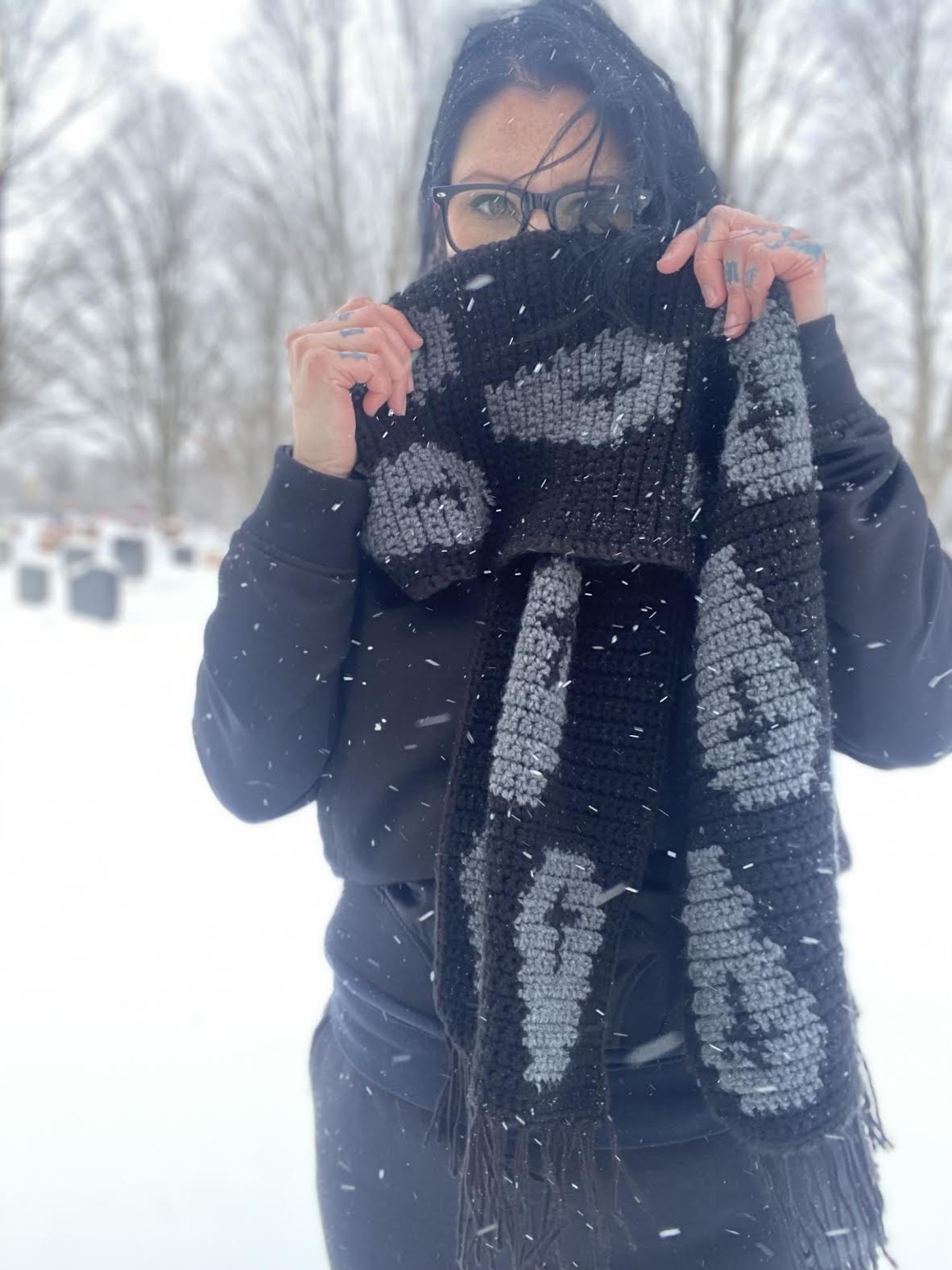 6ft Under Scarf Crochet Pattern