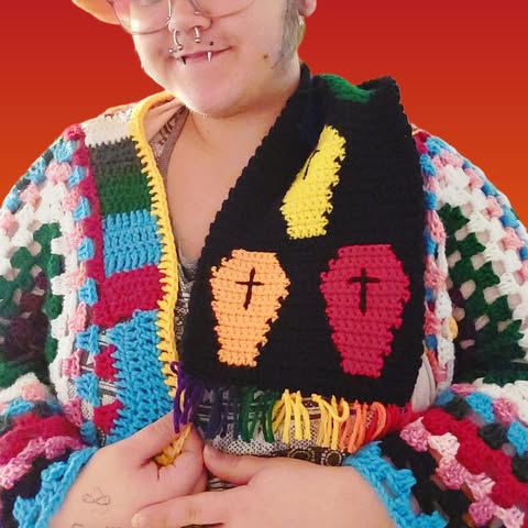 6ft Under Scarf Crochet Pattern