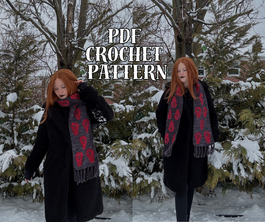 6ft Under Scarf Crochet Pattern