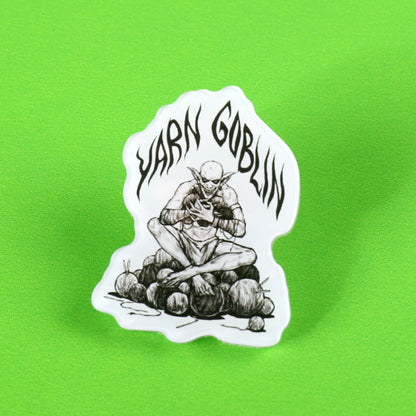 Yarn Goblin Acrylic Pin