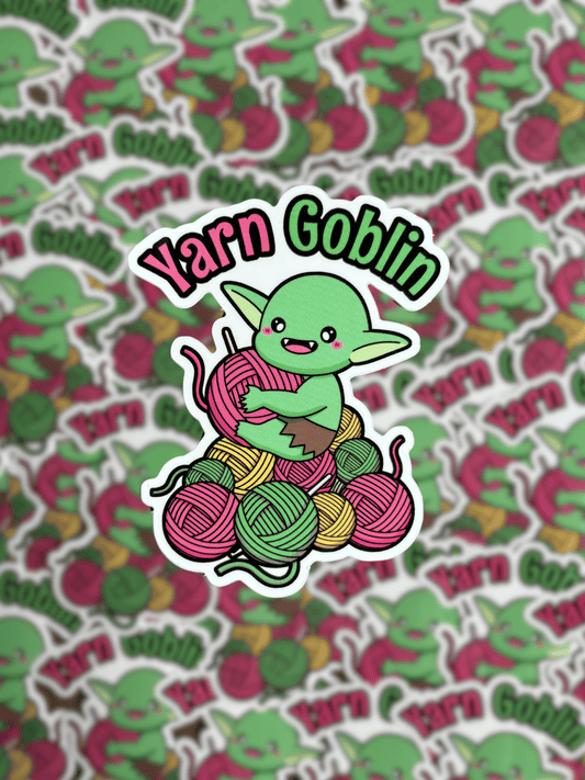 Cute Yarn Goblin Sticker