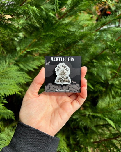 Yarn Goblin Acrylic Pin