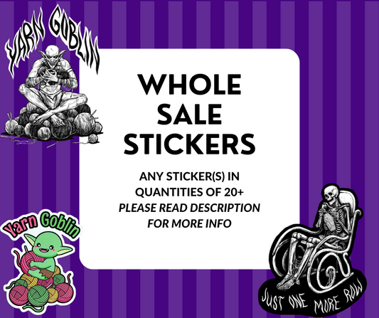 WHOLESALE Stickers (20+ stickers)