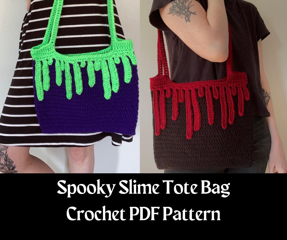 Spooky Slime Tote Bag Pattern