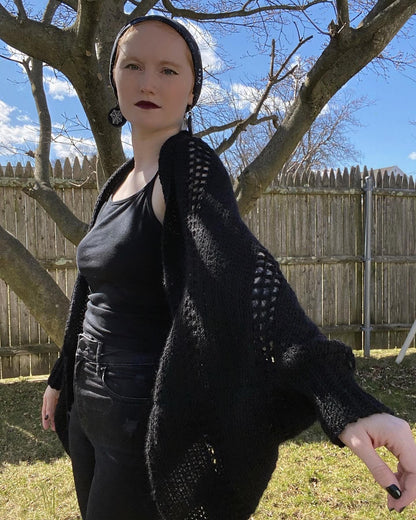 Goth Granny Shrug PDF Crochet Pattern