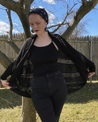 Goth Granny Shrug PDF Crochet Pattern