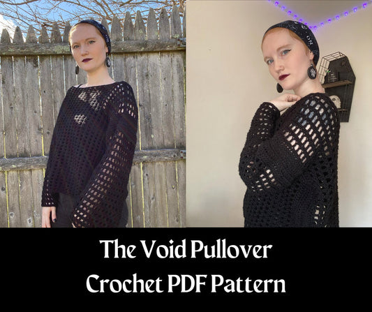 The Void Pullover PDF Crochet Pattern