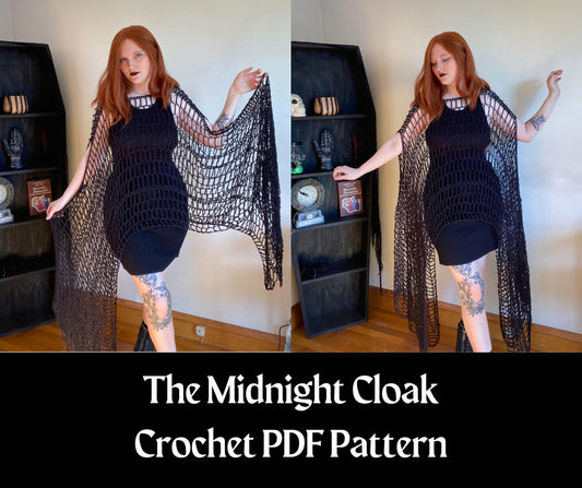 The Midnight Cloak PDF Crochet Pattern